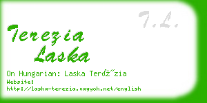 terezia laska business card